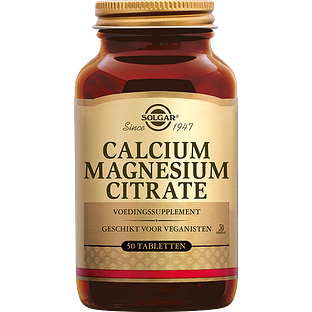 Solgar Calcium Magnesium Citraat Tabletten 50TB