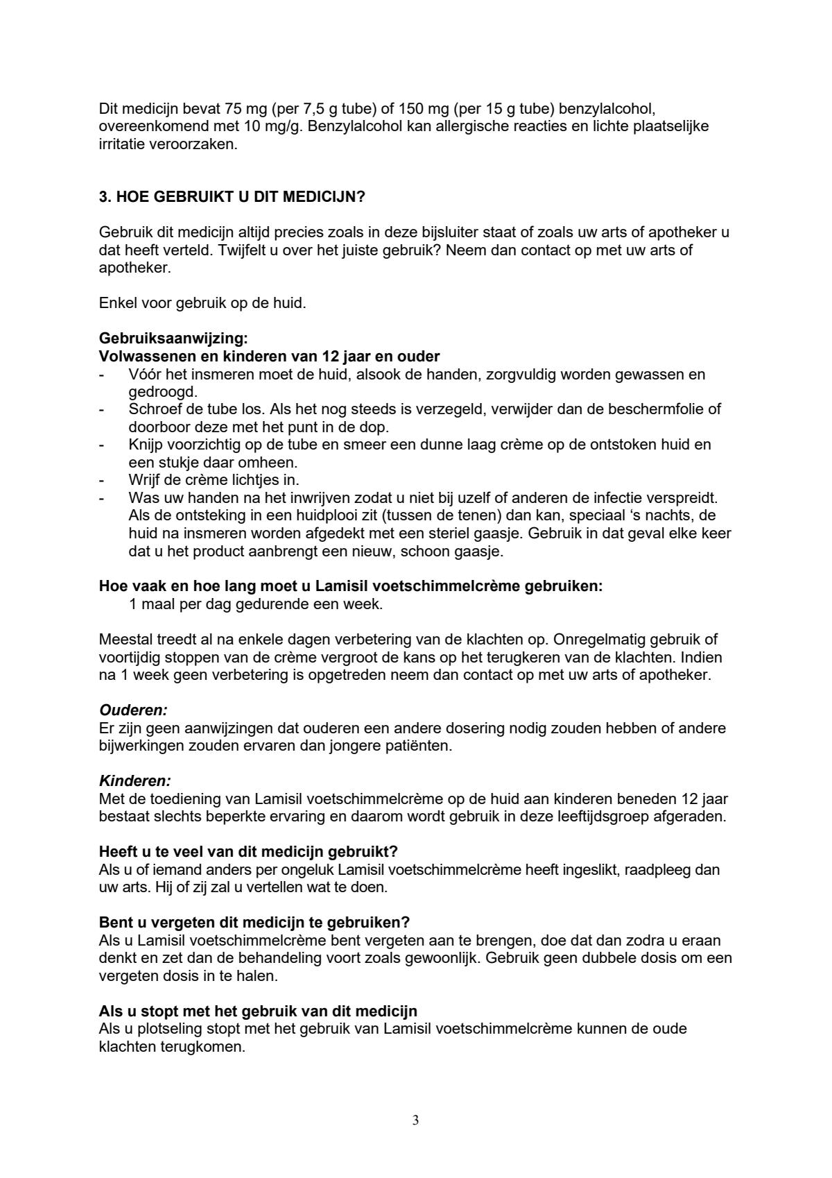 Voetschimmelcrème afbeelding van document #3, leaflet