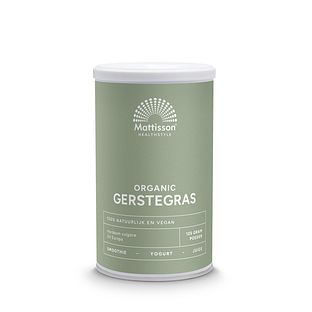 Mattisson HealthStyle Biologische Gerstegras Poeder 125GR