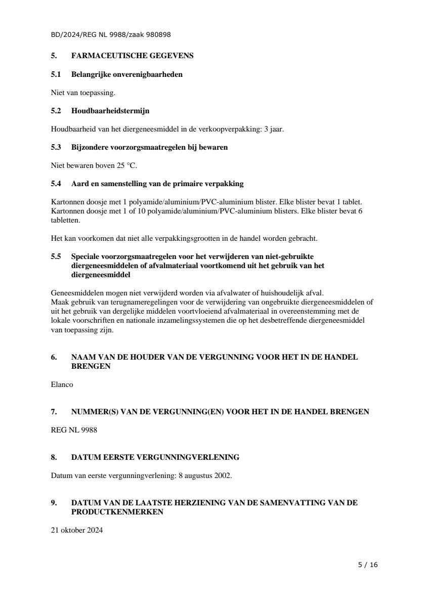 Vlo Kill Katten en Kleine Honden afbeelding van document #5, leaflet