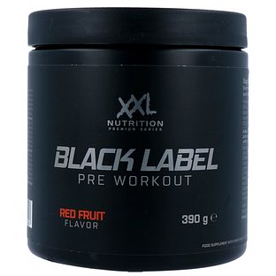 XXL Nutrition Black Label Pre-workout - Red Fruit 390GR