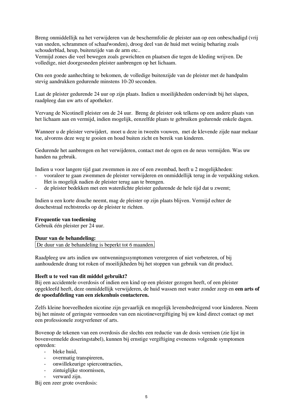 Combineer Pleister 14 mg (7st) en Zuigtablet Mint 1 mg (96st) - afbeelding van document #5, leaflet