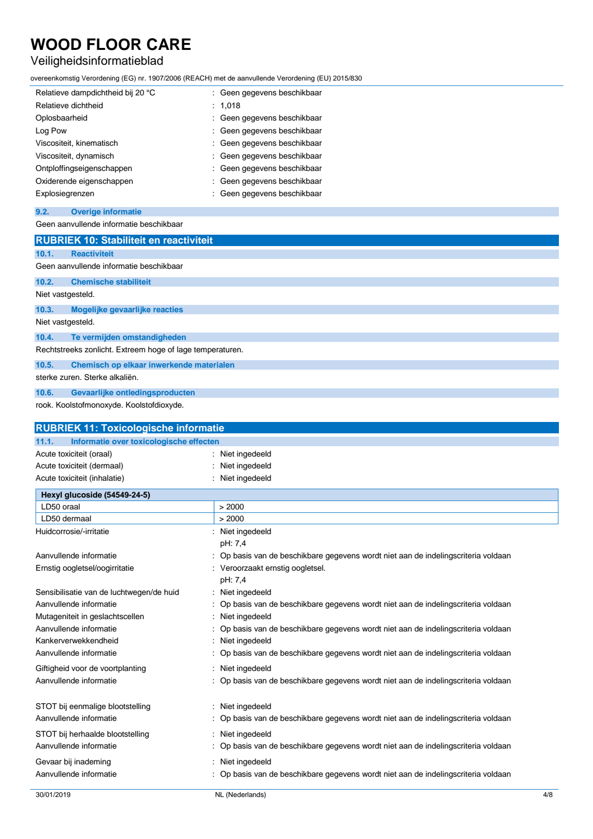 Wood Care Hout Reiniger afbeelding van document #4, info_folder