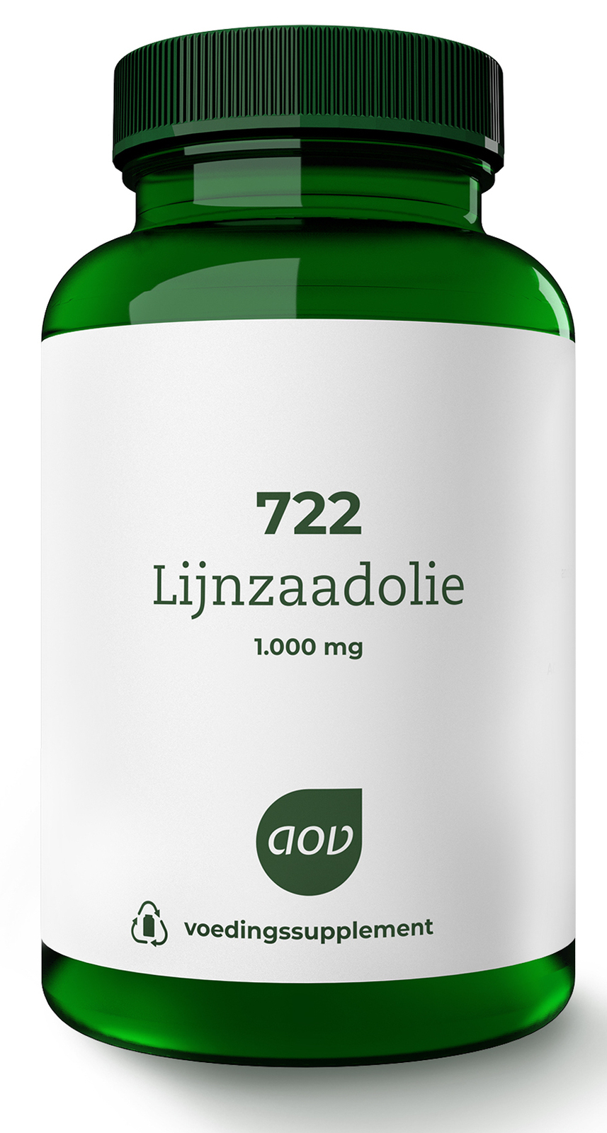 AOV 722 Lijnzaadolie 1000mg Capsules afbeelding 1