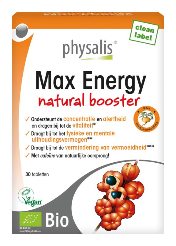 Physalis Max Energy Natural Booster Tabletten afbeelding 1