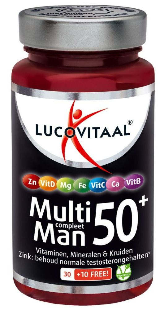Lucovitaal Multi Compleet Man 50+ Tabletten afbeelding 1
