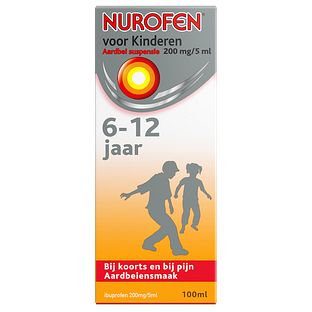 Nurofen voor Kinderen Aardbei Suspensie 100ML