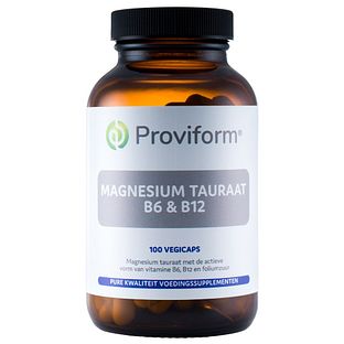 Proviform Magnesium Tauraat B6 & B12 Vegicaps 100VCP