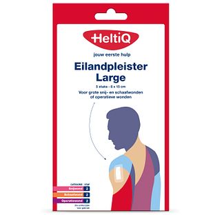 HeltiQ Eilandpleister Large 5ST HeltiQ Eilandpleister Large 5ST