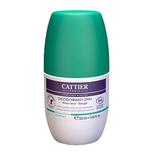 Cattier Deodorant 24H Aloë Vera 0% Alcohol 50ML