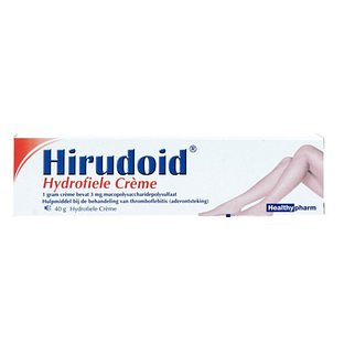 Healthypharm Hirudoid Hydrofiele Crème 3mg 40GR Healthypharm Hirudoid Hydrofiele Crème 3mg 40GR