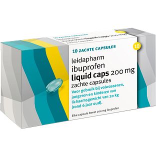 Leidapharm Ibuprofen 200mg Liquid Capsules 10CP