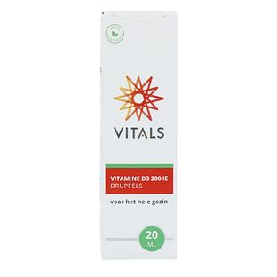 Vitals Vitamine D3 200 IE Druppels 20ML