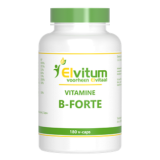 Elvitum Vitamine B-Forte Gistvrij Vegicaps 180VCP