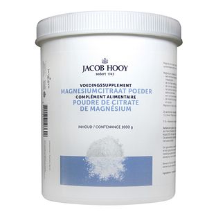 Jacob Hooy Magnesiumcitraat Poeder 1KG Jacob Hooy Magnesiumcitraat Poeder 1KG
