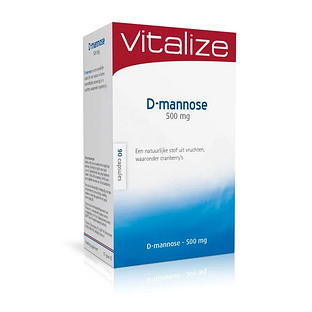 Vitalize D-mannose 500mg Capsules 90CP