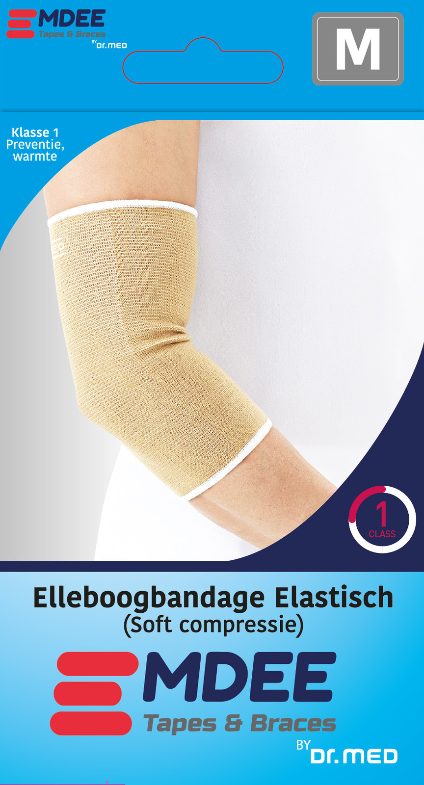 Emdee Elleboogbandage Elastisch Maat M afbeelding