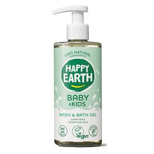 Happy Earth 100% Natural Baby &amp; Kids Washgel Soap Free 300ML