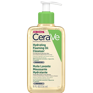 CeraVe Hydrating Foaming Oil Cleanser - voor normale tot (zeer) droge huid - voor gezicht en lichaam 236ML