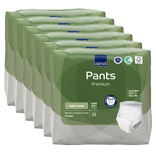 ABENA Pants Light Large - Multiverpakking 6x15ST
