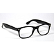 Melleson Optics Leesbril Wayfarer Glans Zwart +3.00 1ST