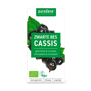Purasana Biologische Zwarte Bes Capsules 100VCP