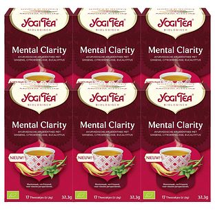 Yogi Tea Mental Clarity Voordeelverpakking 6x17ST