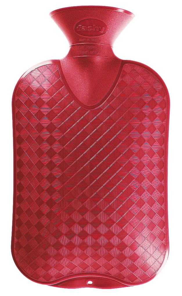 Fashy Warmwaterzak Enkel Geribbeld Cranberry afbeelding