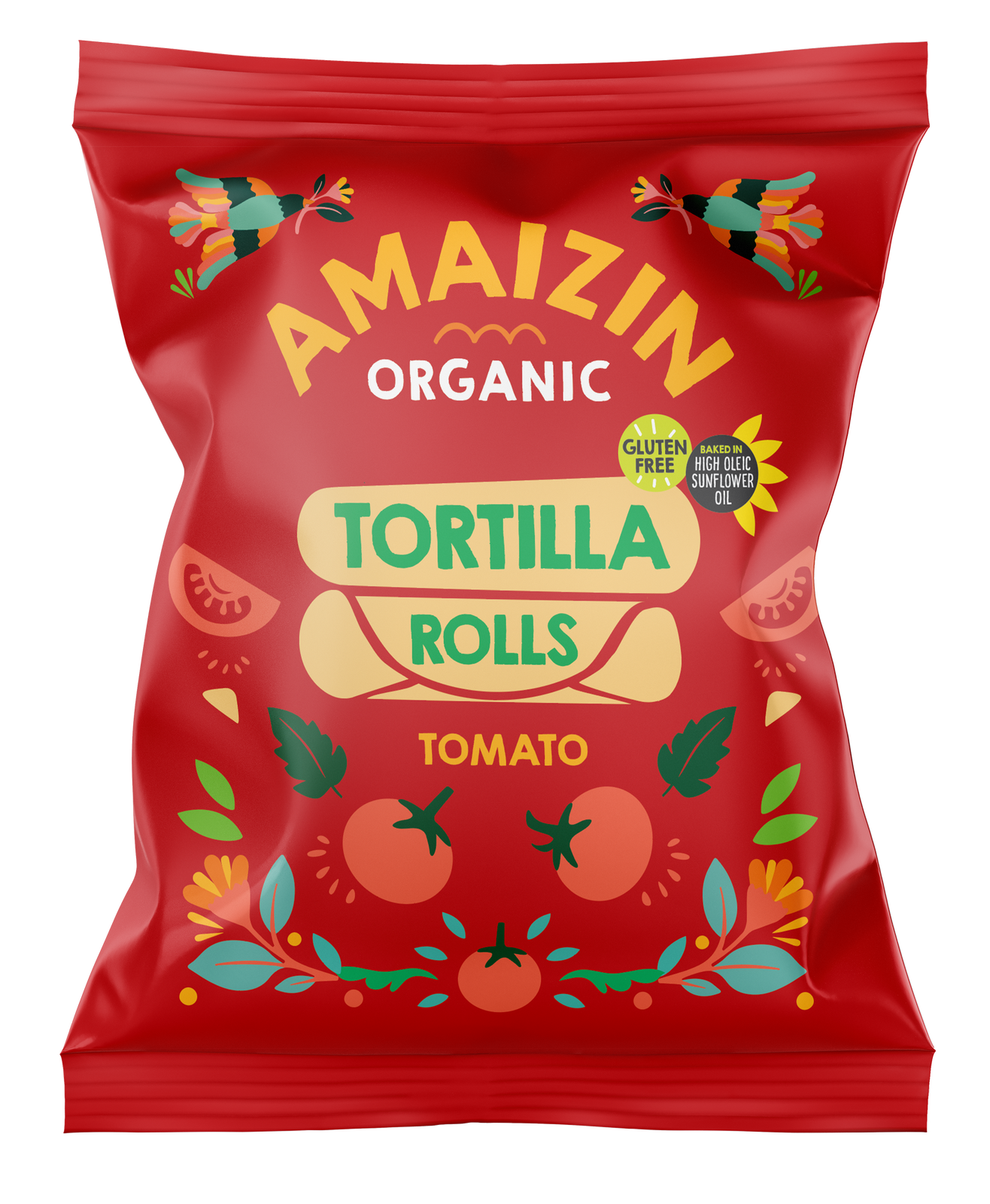 Amaizin Organic Tortilla Rolls Tomato afbeelding