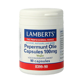 Lamberts Pepermuntolie 100mg Capsules 90CP