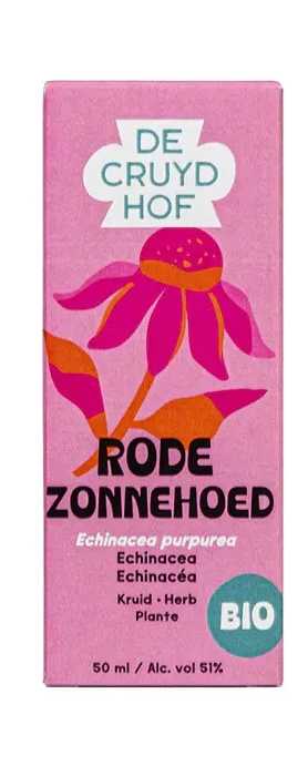 De Cruydhof Cruydhof Rode Zonnehoed Echinacea Purpurea Bio Druppels 50ML