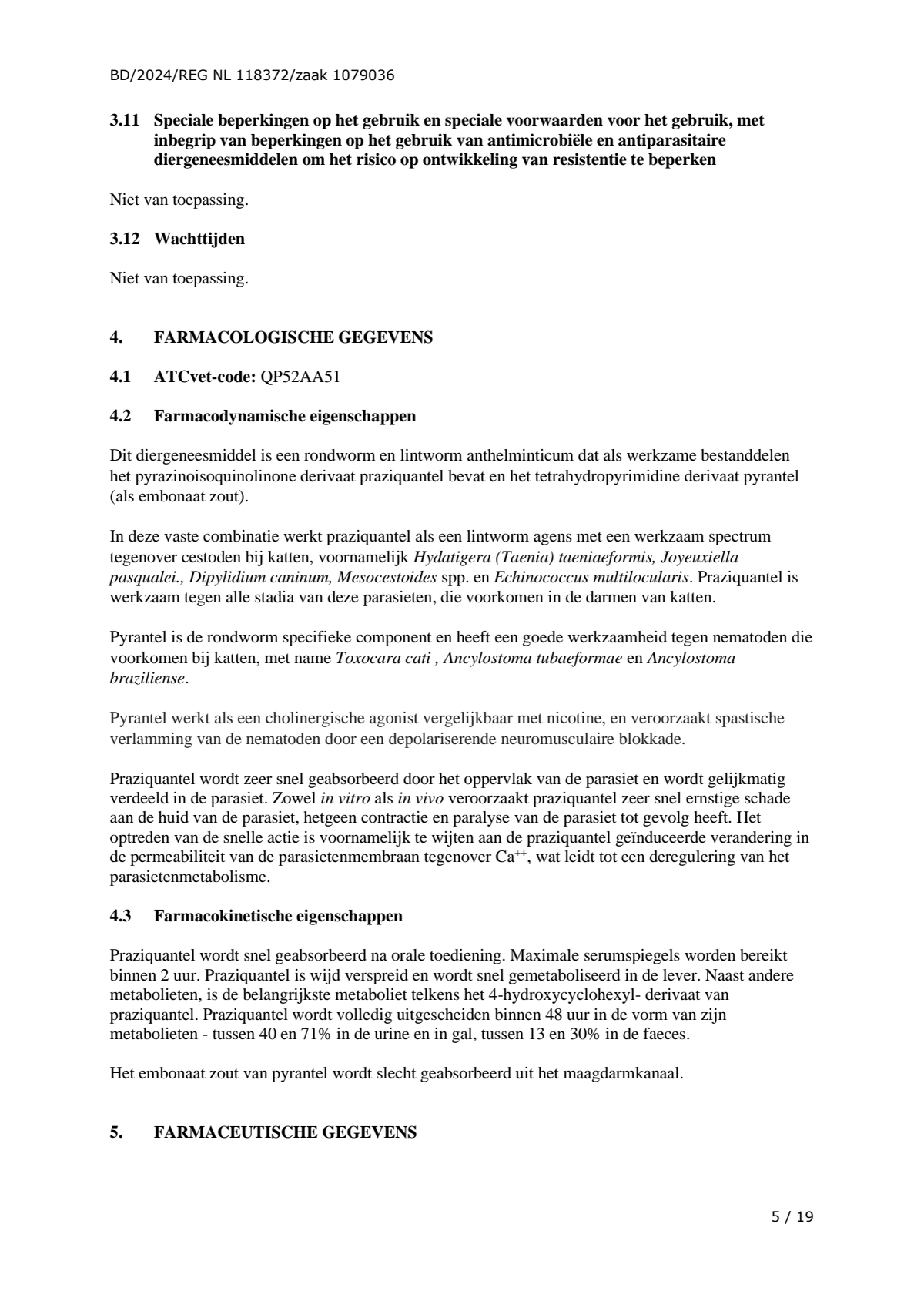 Wormmiddel all-in-one Kat afbeelding van document #5, leaflet