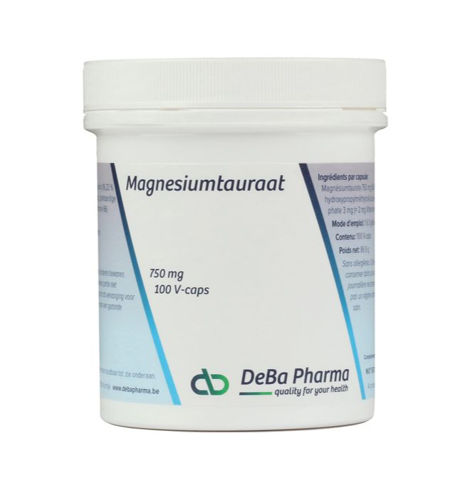 DeBa Pharma Magnesiumtauraat Capsules 100VCP