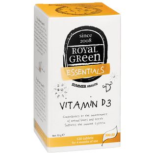 Royal Green Vitamine D3 Tabletten 120TB