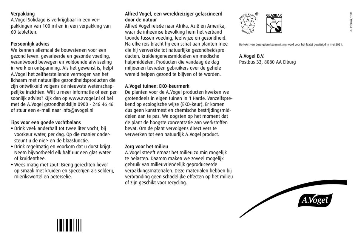 Solidago Vochthuishouding* Druppels afbeelding van document #2, instructions