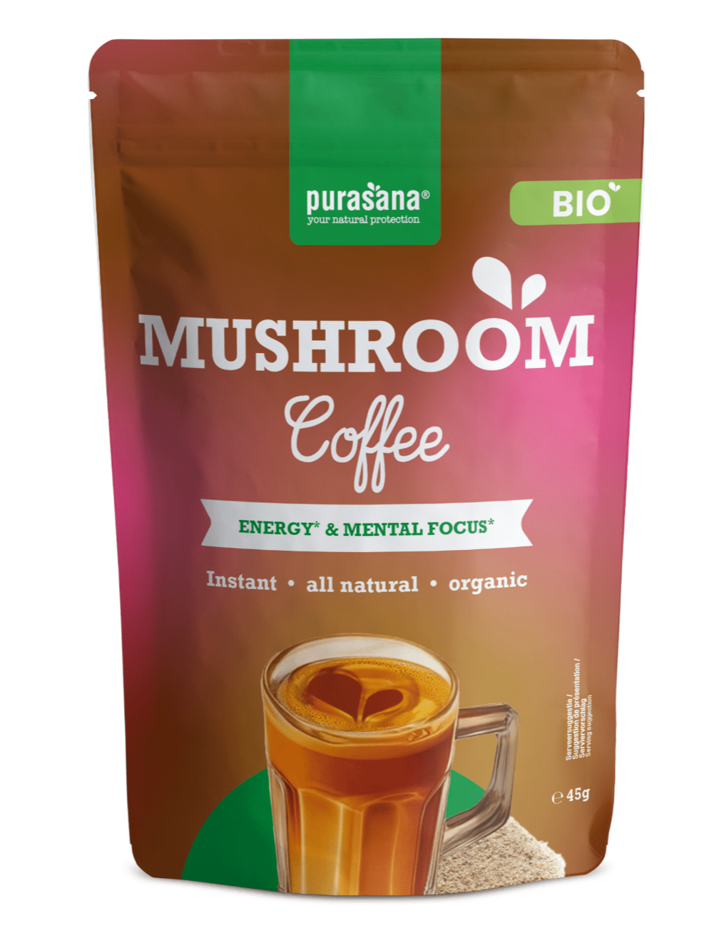 Purasana Mushroom Coffee Poeder 45GR