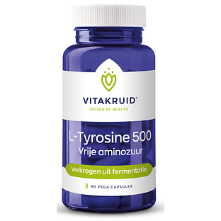 Vitakruid L-Tyrosine 500mg uit fermentatie 60CP