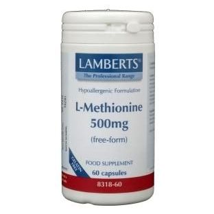 Lamberts L-methionine 500mg Vegacapsules 60VCP Lamberts L-methionine 500mg Vegacapsules 60VCP