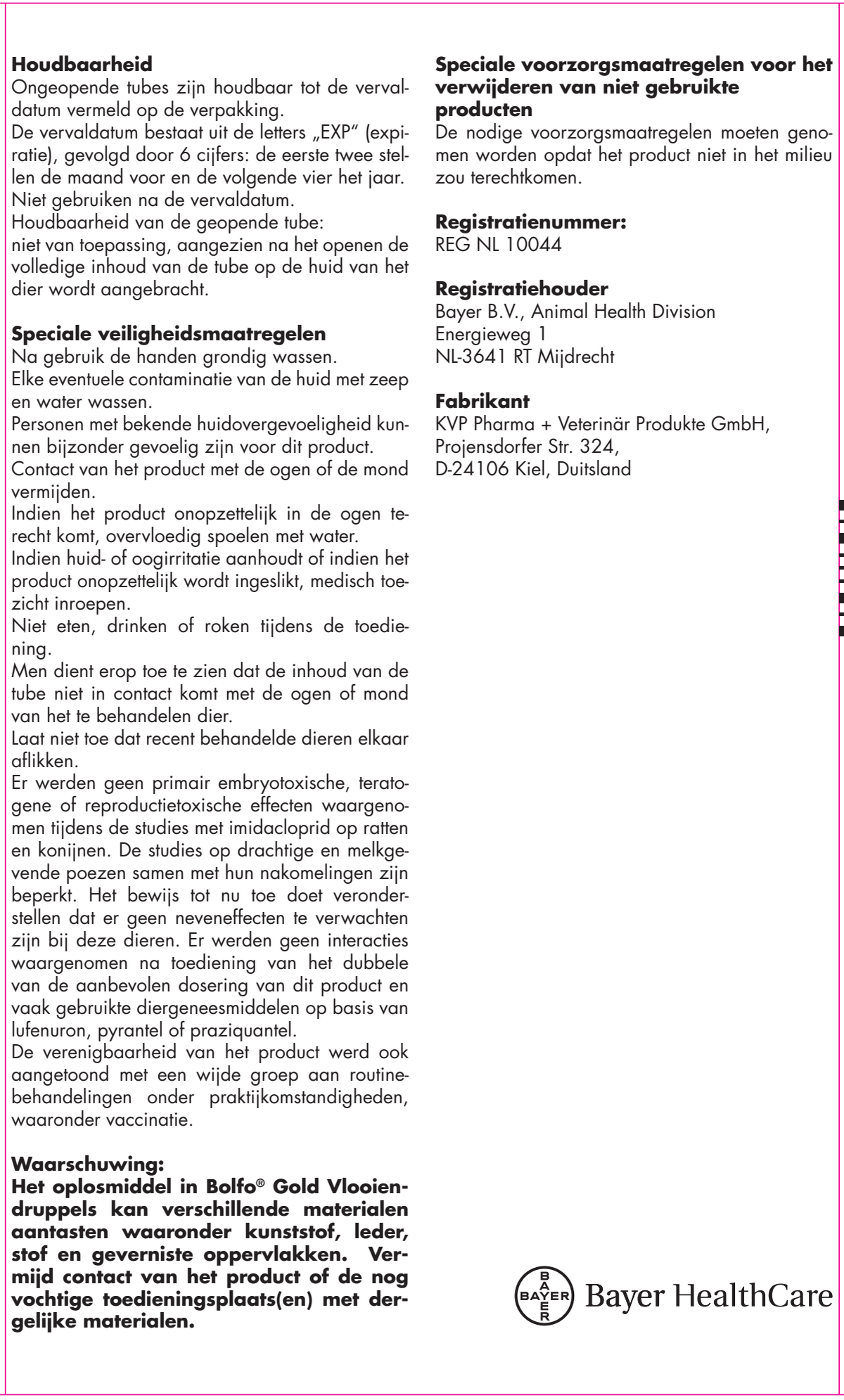 Gold Druppels Kat 80, 2 pipetjes afbeelding van document #2, instructions