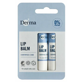 Derma Lip Balm Parfumvrij 2ST