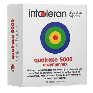 Intoleran Quatrase 5000 Enzymenmix Capsules 36CP