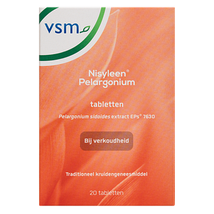 Vsm Nisyleen Pelargonium Tabletten 20TB Vsm Nisyleen Pelargonium Tabletten 20TB