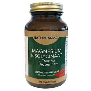 Natupharma Magnesium Bisglycen Tabletten 60TB