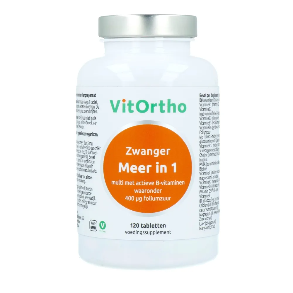 VitOrtho Meer In 1 Zwanger Tabletten 120TB