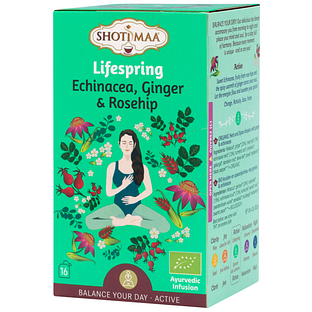 Shoti Maa Lifespring Thee Enchinacea, Ginger & Rosehip 16ST Shoti Maa Lifespring Thee Enchinacea, Ginger & Rosehip 16ST