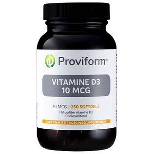 Proviform Vitamine D3 10mcg Softgel Capsules 250SG