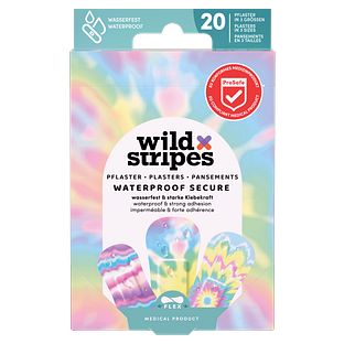 Wild Stripes Pleister Waterproof Rainbow 20ST