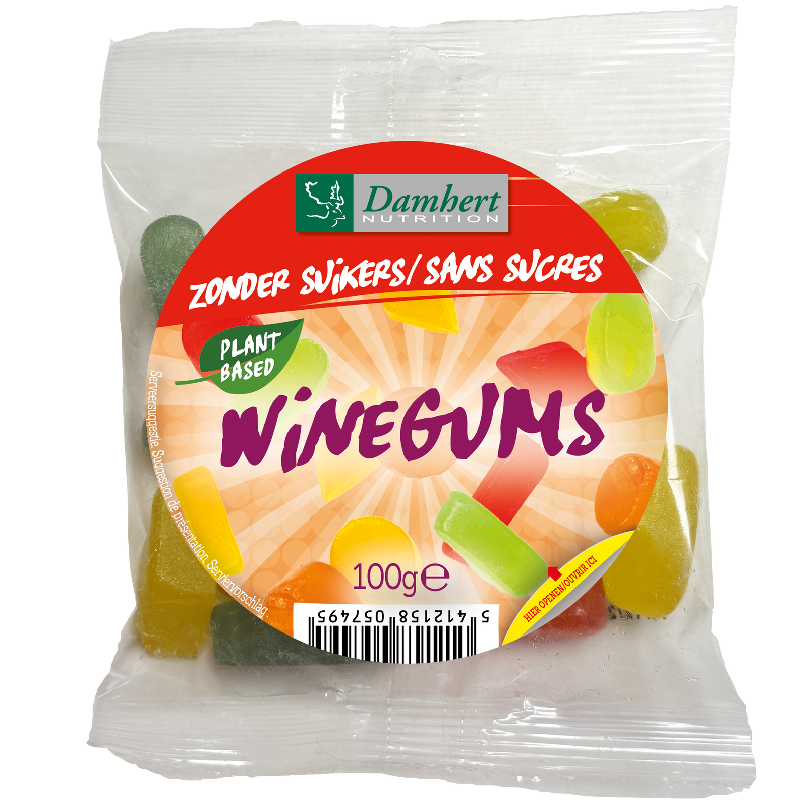 Damhert Winegums Zonder Suiker afbeelding
