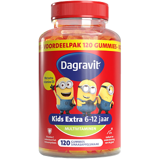 Dagravit Kids-Xtra Vitaminions Multivitaminen 6-12 jaar Voordeelverpakking 120ST