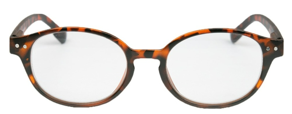Melleson Optics Leesbril +3.00 Mat Havanna Rond